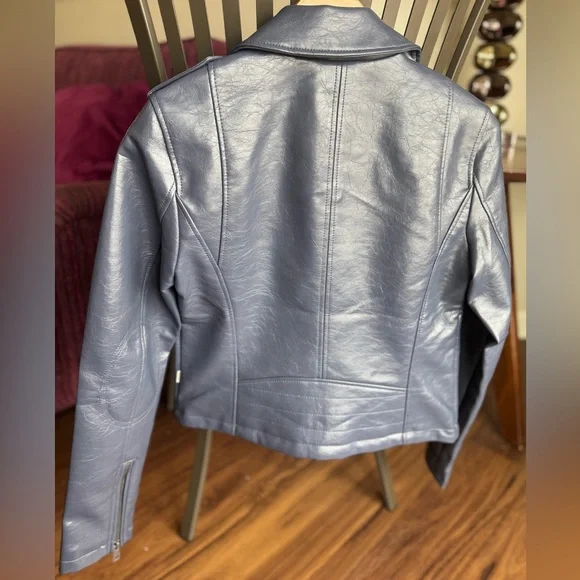 Levi’s Faux Leather Moto Jacket NWT - Picture 6 of 10